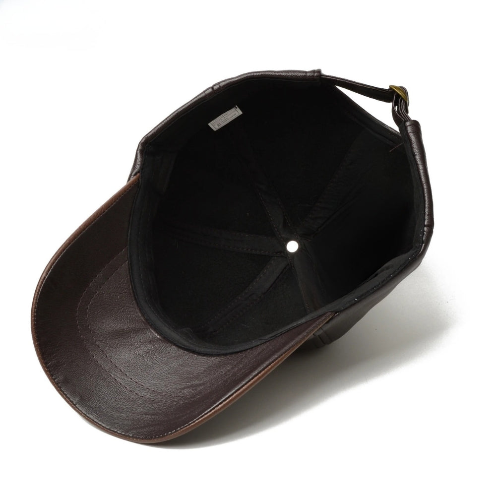 HARRISON LEATHER-STYLE CAP