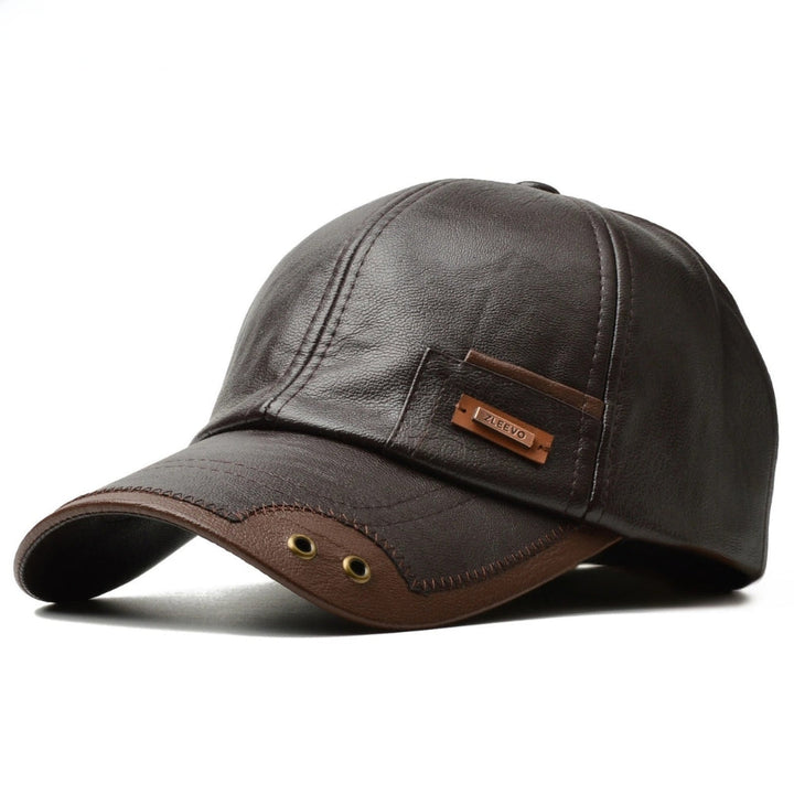 HARRISON LEATHER-STYLE CAP