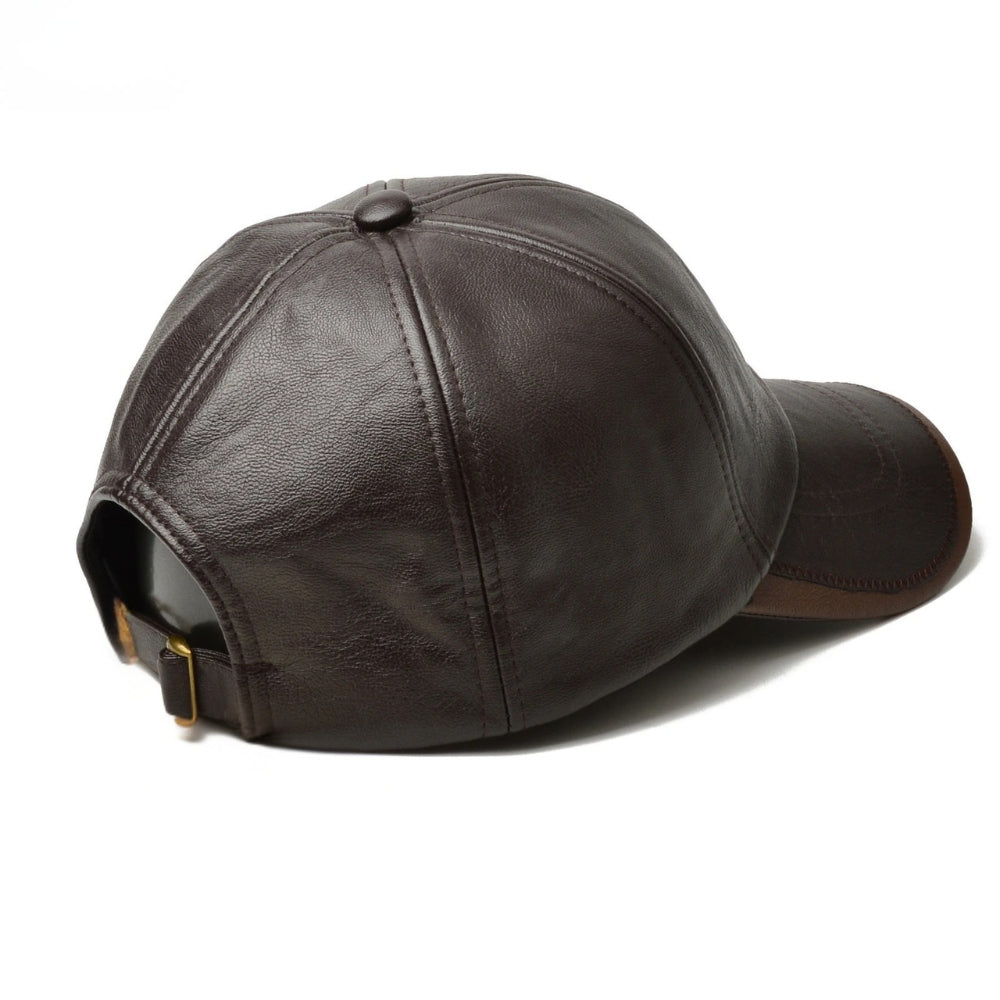 HARRISON LEATHER-STYLE CAP