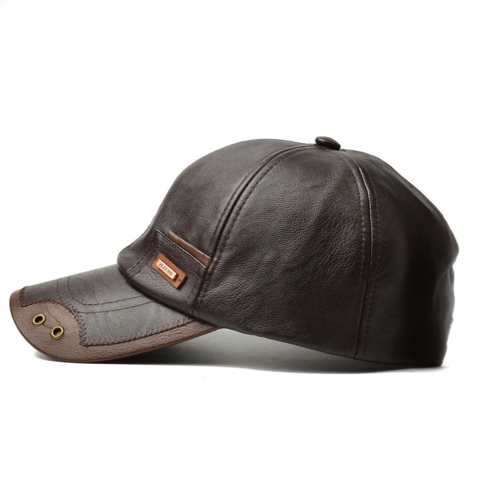 HARRISON LEATHER-STYLE CAP