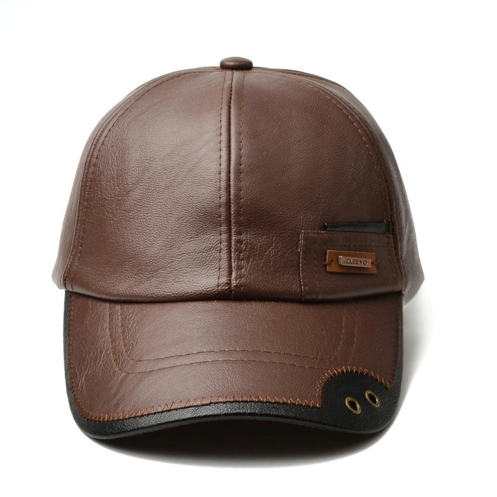HARRISON LEATHER-STYLE CAP
