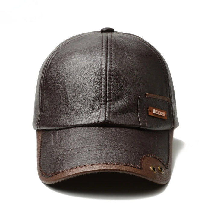 HARRISON LEATHER-STYLE CAP