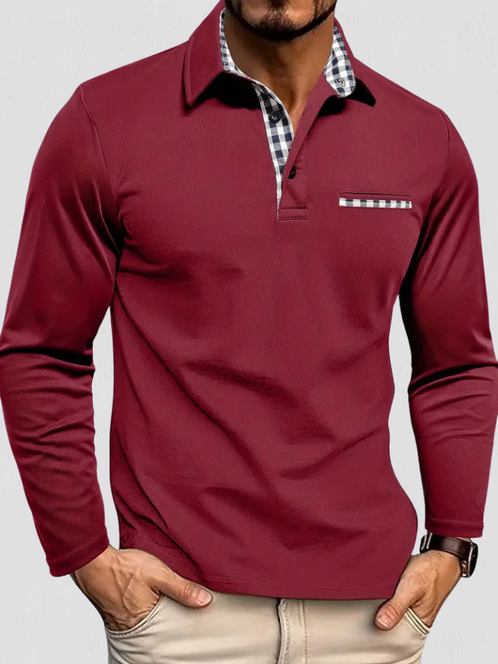 EVERETT LONG SLEEVE POLO