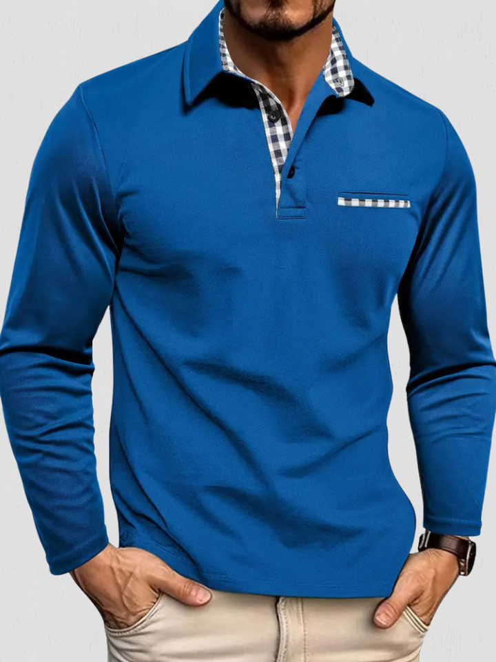 EVERETT LONG SLEEVE POLO