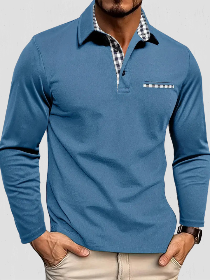 EVERETT LONG SLEEVE POLO