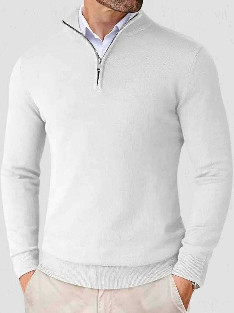 OLIVER QUARTER-ZIP KNIT
